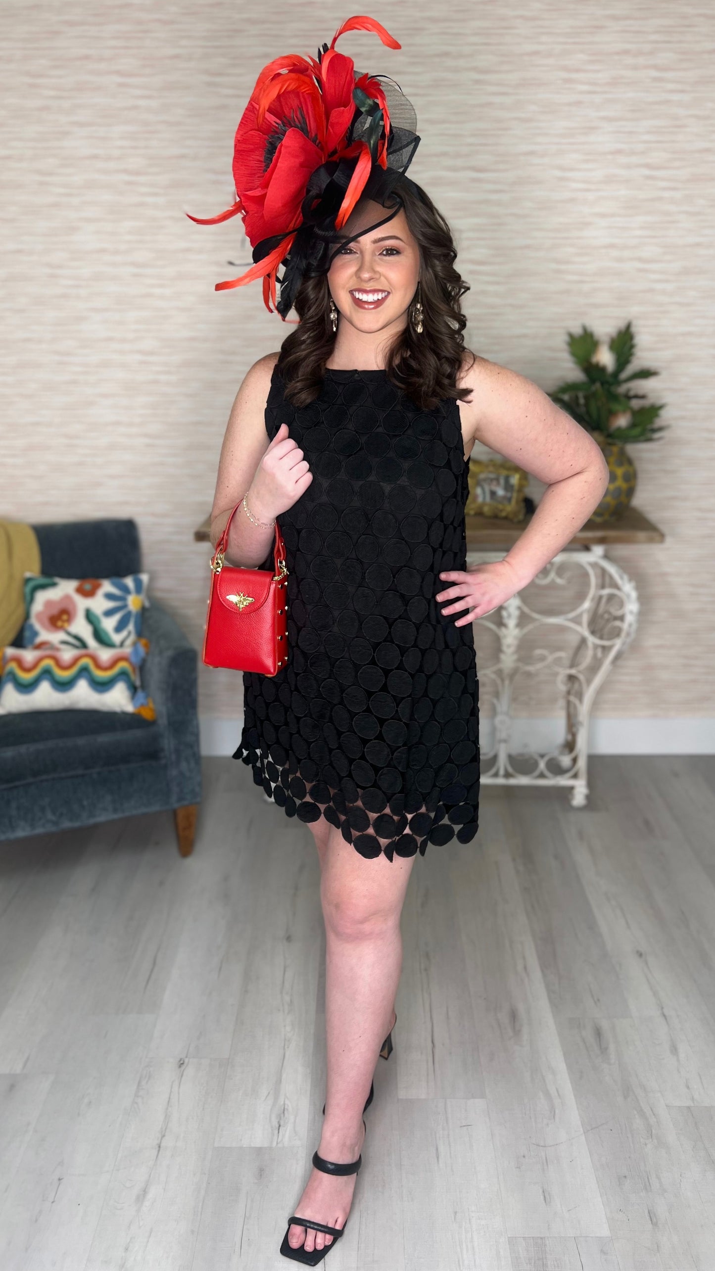 Black Dotty Dress