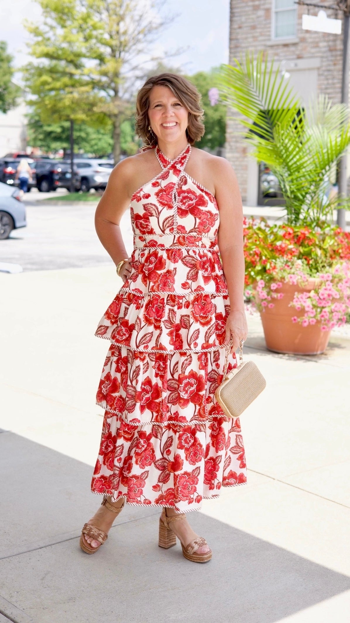 Maeve Floral Halter Dress
