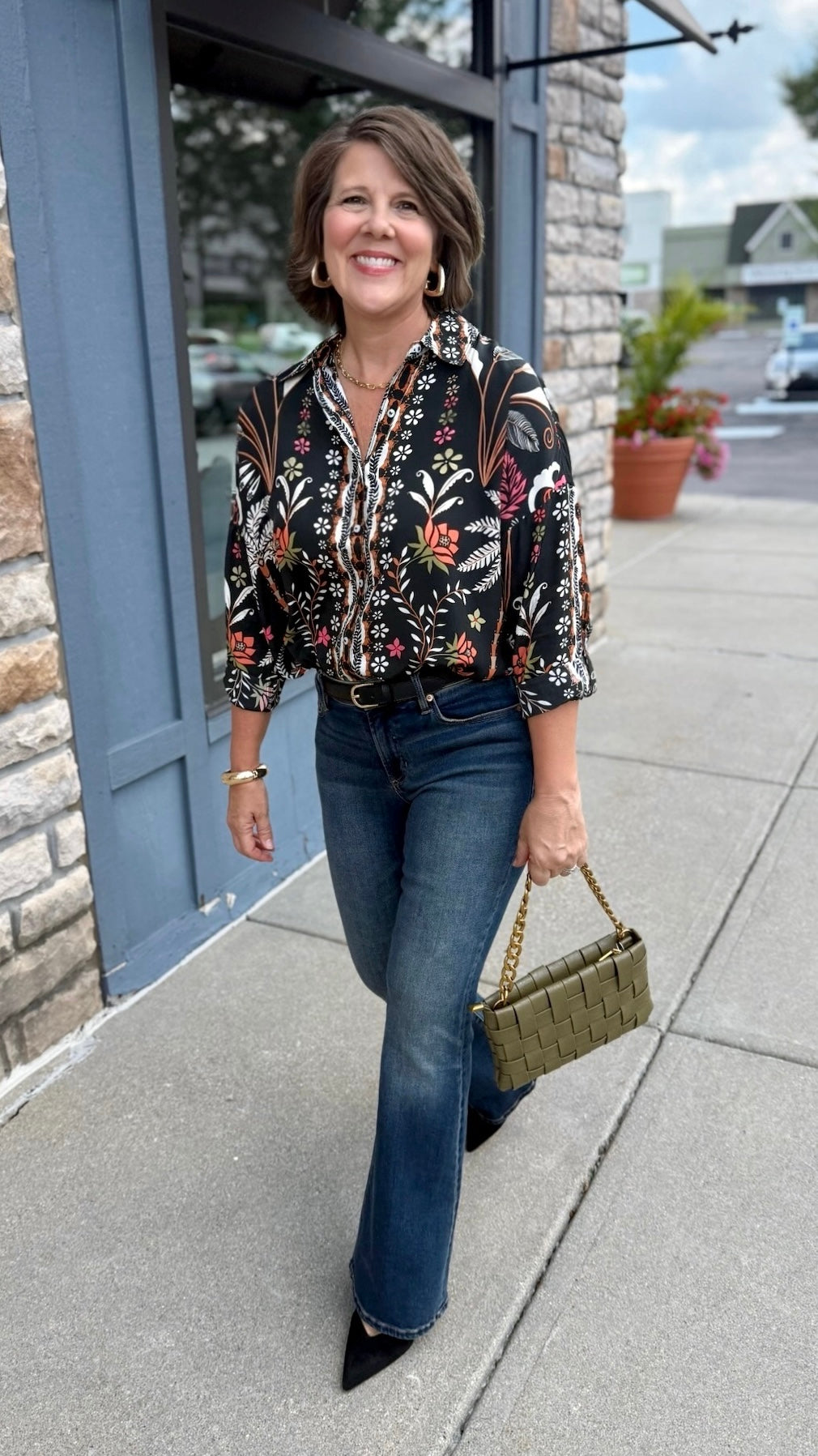 Tolani Kennedy Blouse - Palmtree