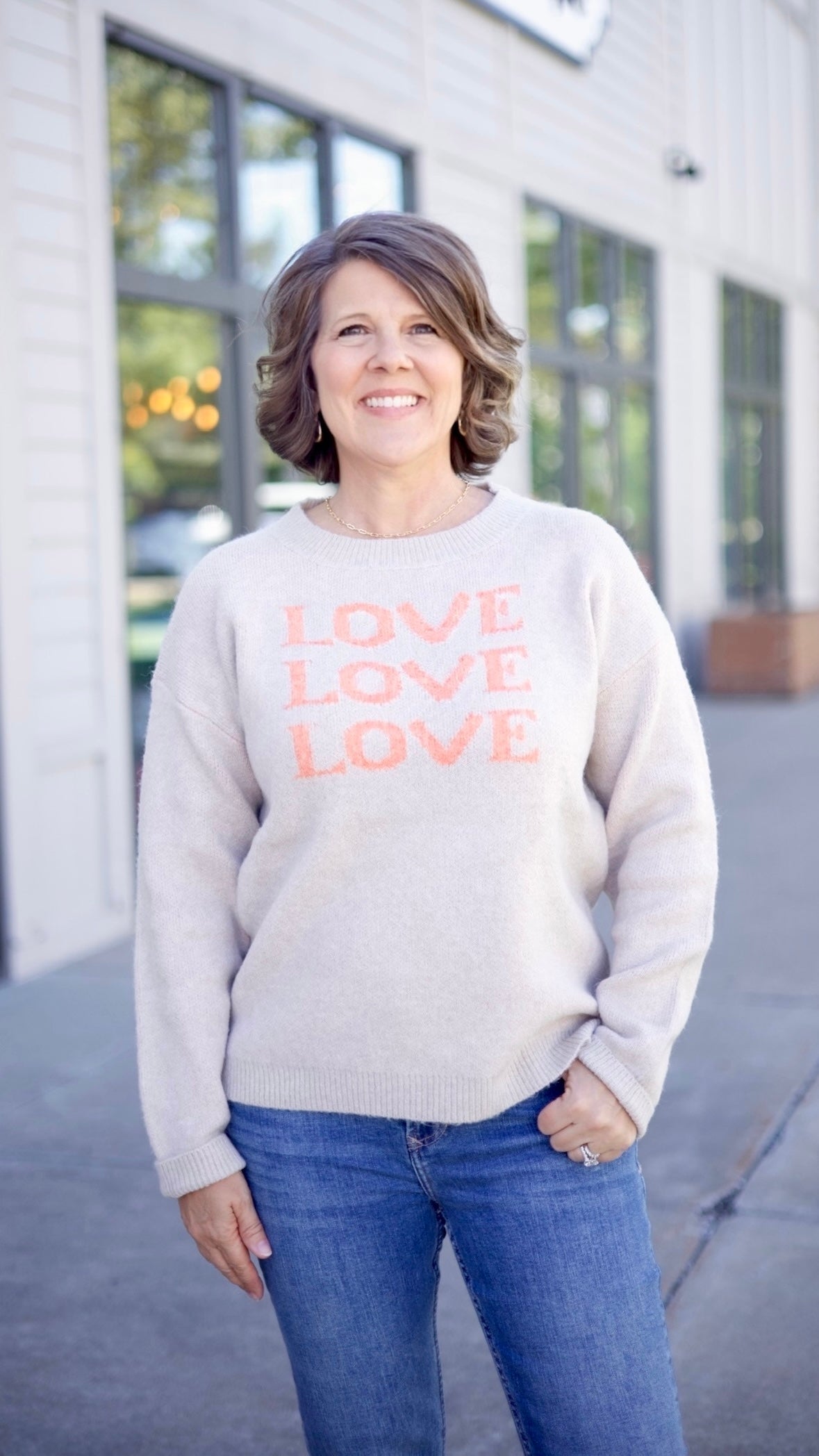Love Sweater - Oatmeal