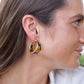 Tortoise Hoop Earrings