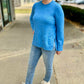 Imogen Crew Neck Sweater - Sky