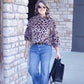 Ivy Jane Leopard Fur Popover