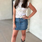 Michael Stars Aria Mock Neck Top - Champagne Tie Dye