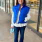 Cecile Puffer Vest - Royal Blue
