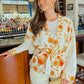 Nicole Kimono Top - Cream Multi