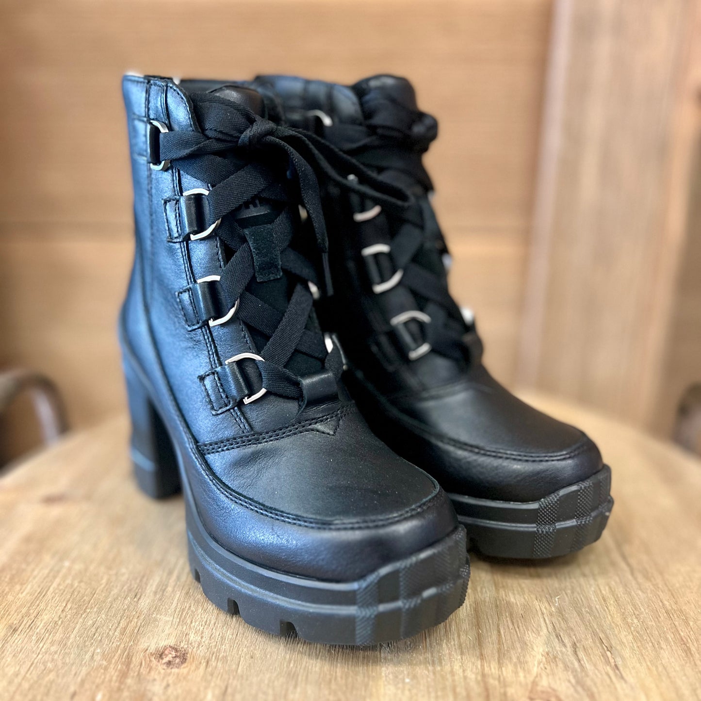 Sorel Caribou X Heel Lace - Black