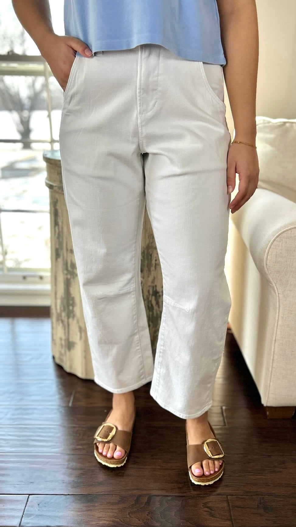 Dear John Lasso Jeans - Summer White