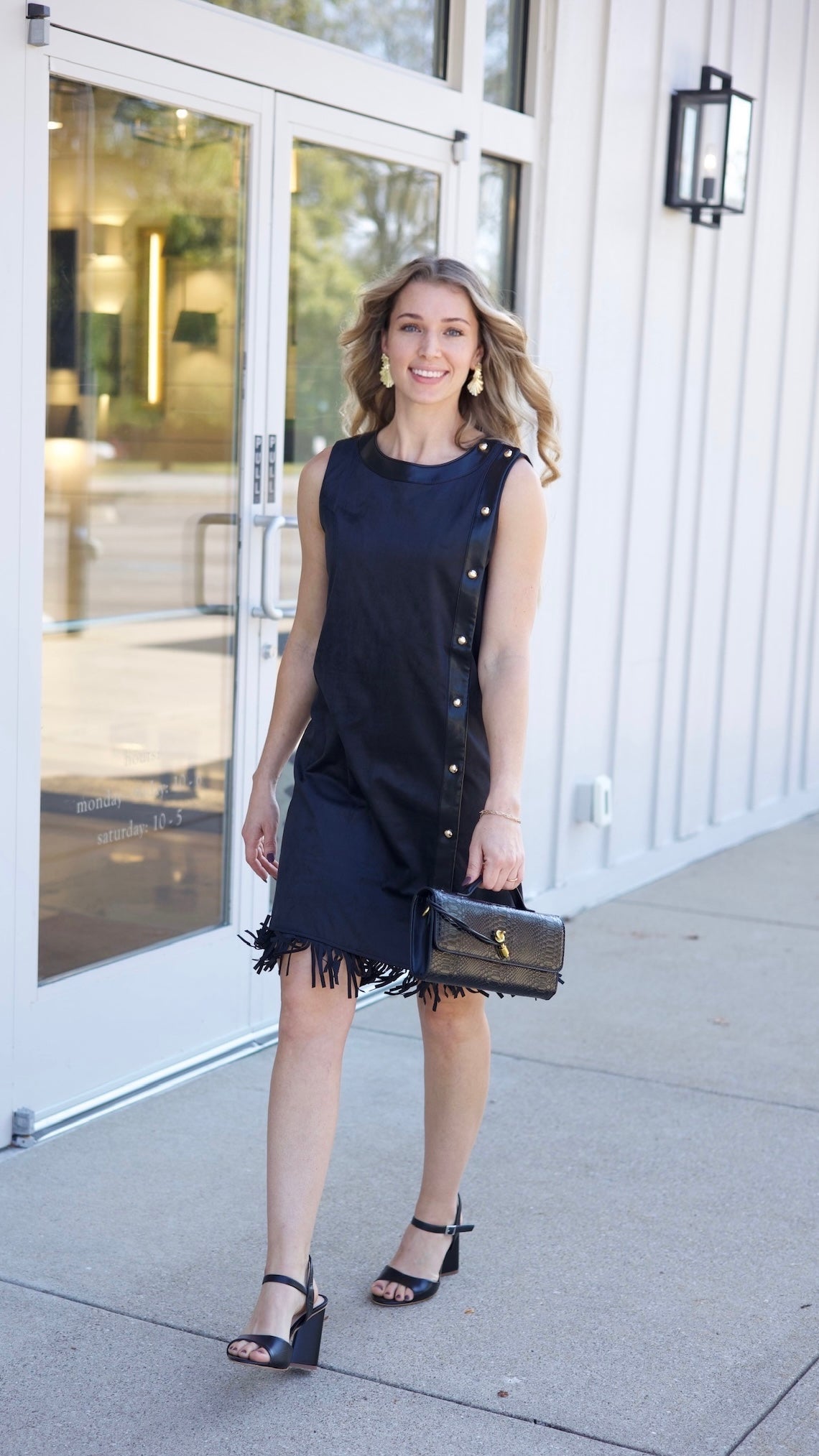 Emily McCarthy Tory Suede Dress - Tap Shoe