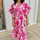 Soleil Dress - Pink Gordes