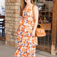 Maeve Floral Halter Dress - Amber