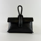 Loop Wristlet Leather Bag - Black
