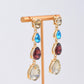 Multi Color Teardrop Earrings