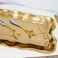 Gold Tray With Bow-Small