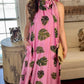 Fallon Palm Dress - Pink