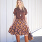 Ivy Jane Horsing Around Skirt - Brown