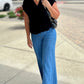 Florentine Wide Leg Pant - Light Wash