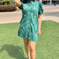 Tessa Floral Dress - Hunter