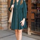 Gemma Mini Dress - Palm Green