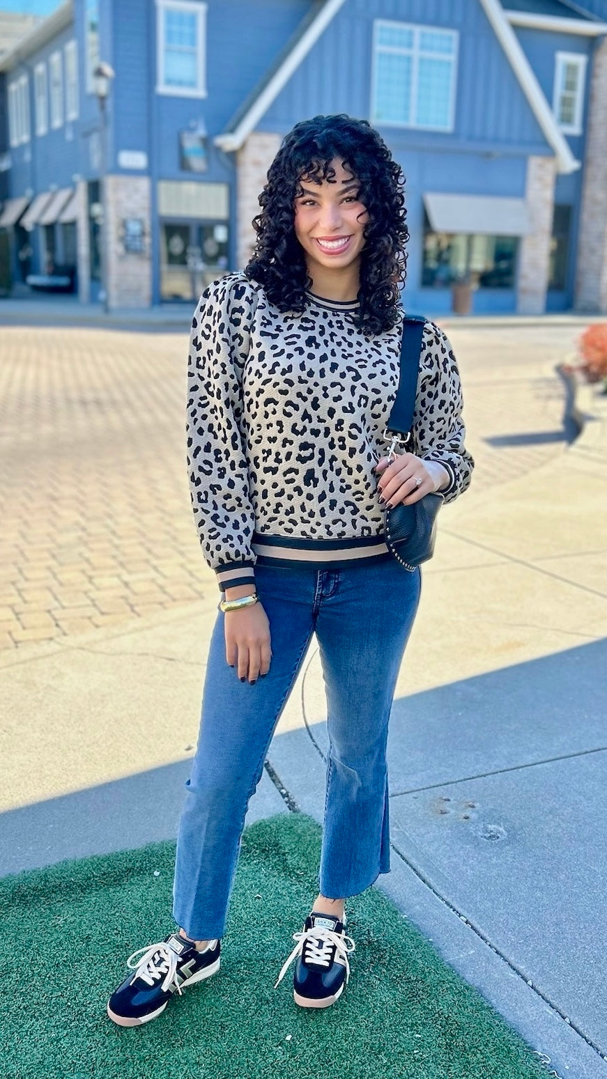 Giselle Animal Print Pullover