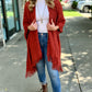 Rust Cozy Kimono