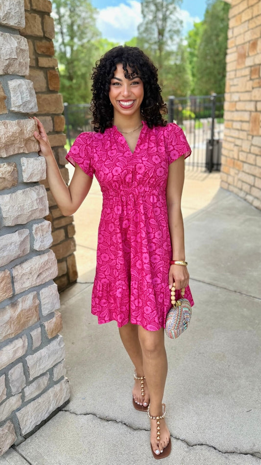 Uncle Frank Wind Dance Dress - Red