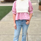 Prep In Your Step Layered Top - Pink