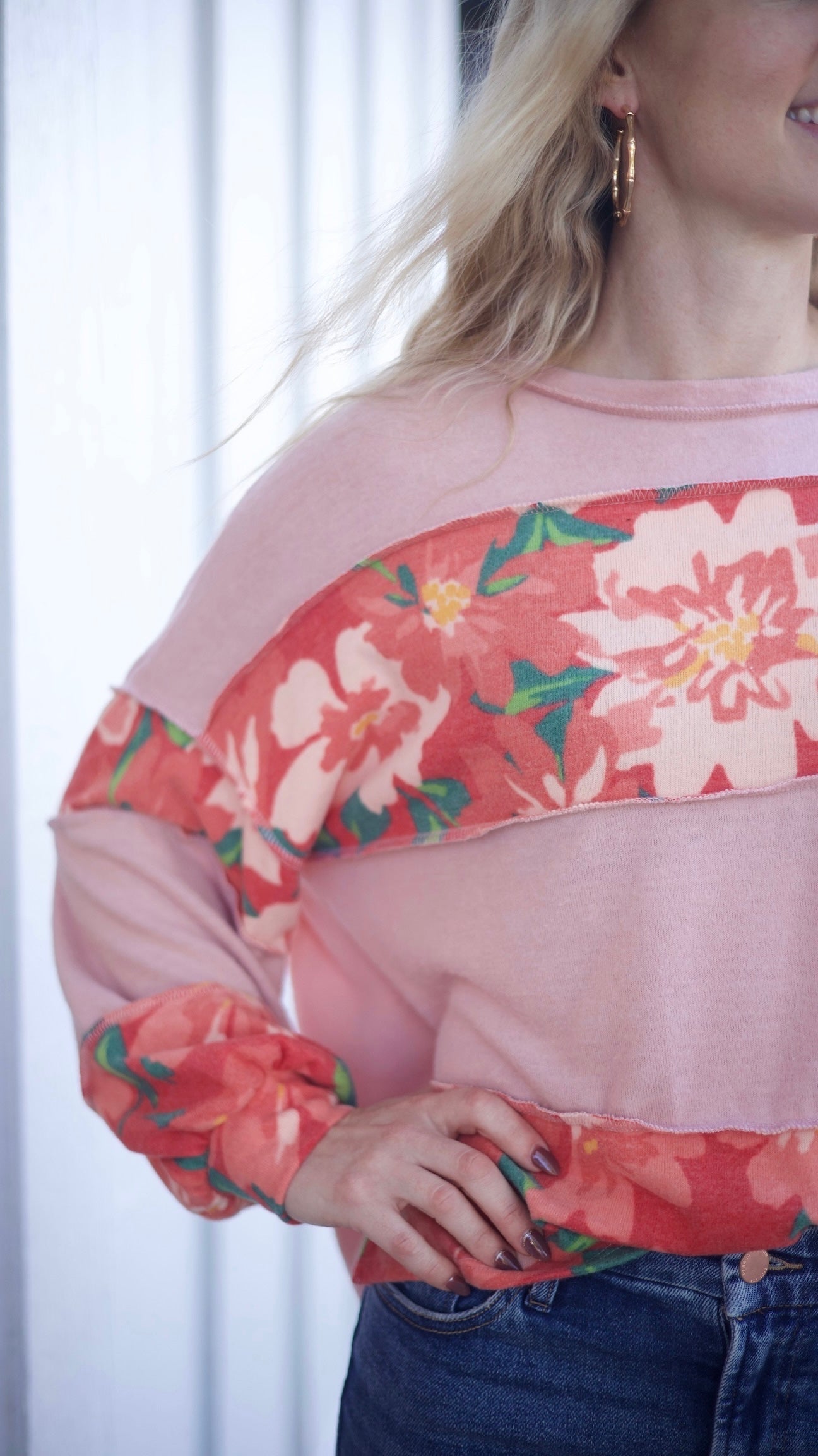 Kira Pullover - Blush