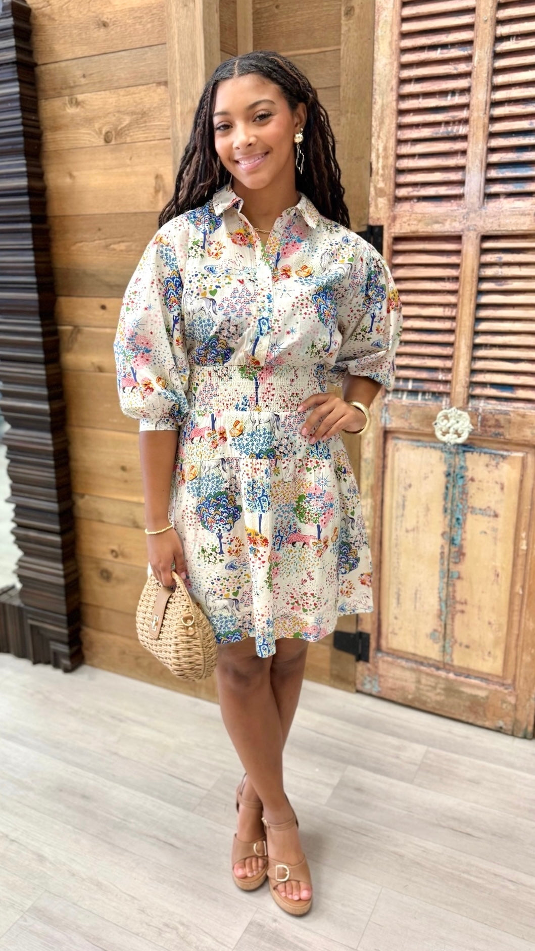 Uncle Frank Shirt Dress - Multi