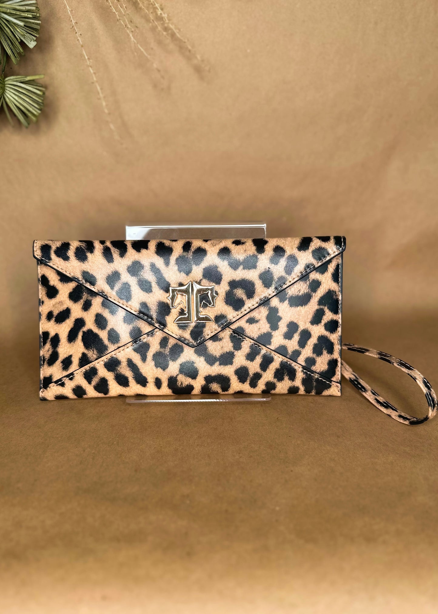 Tucker Tweed Cor De Star Clutch - Leopard