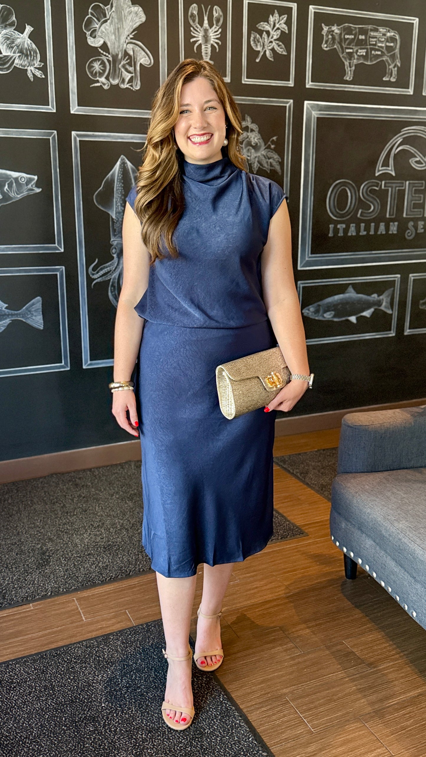 Adelaide Satin Skirt