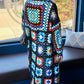 Zoe Crochet Cardigan - Black Multi
