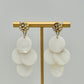 Mother of Pearl Disc Earrings