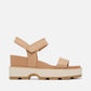 JOANIE IV Y STRAP WEDGE - HONEST BEIGE/CERAMIC