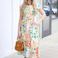 Daphne Floral Dress - Mustard