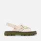 SOREL REIN CB CRISSCROSS SANDAL - CHALK