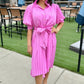 Emily McCarthy Rowan Dress - Fuchsia