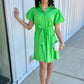 Sofia Nelda Dress - Green