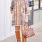 Ivy Jane Paisley Dress - Camel