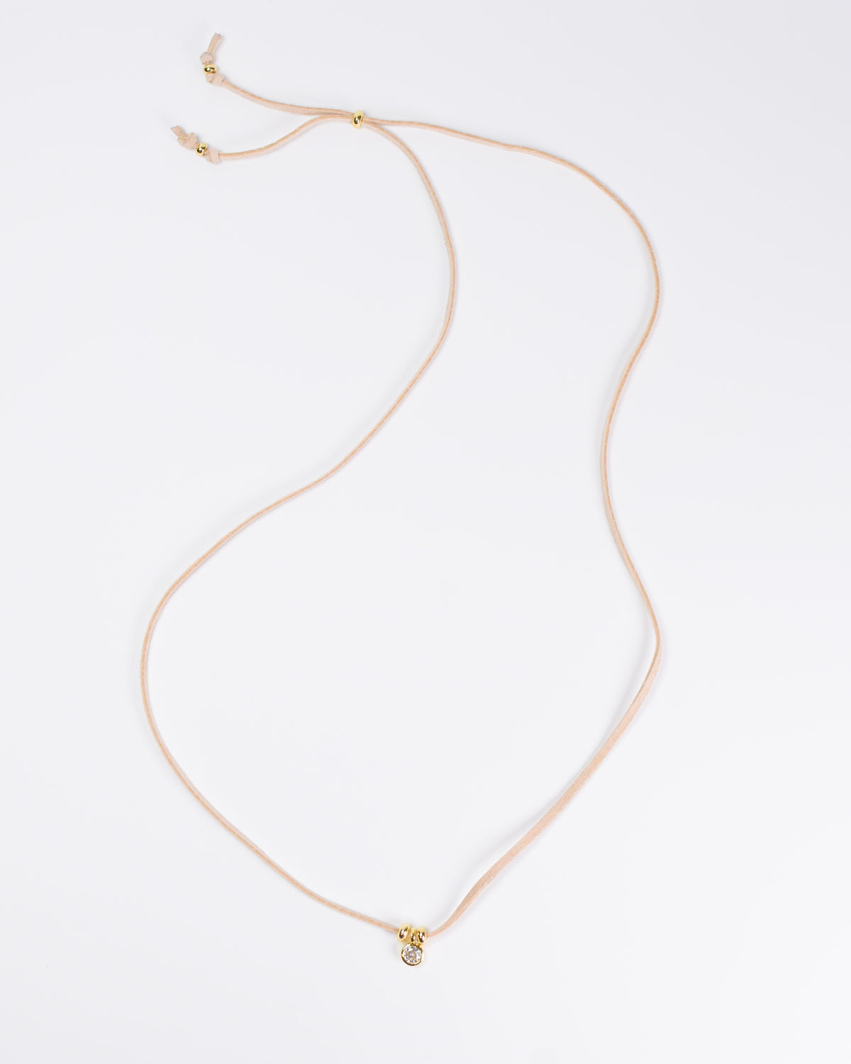 Jenny Baker Adjustable Leather Necklace