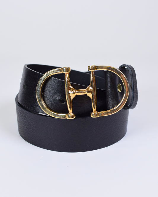 Lilo Genuine Spanish Cowhide Bit Belt - Gold