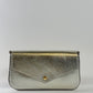 Italian Leather Handle & Crossbody - Gold