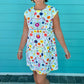Sister Mary Flores Dress - White