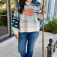 Blue Multi Mountian Scape Sweater