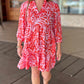 Tyler Boe Karli Pink Linen Dress