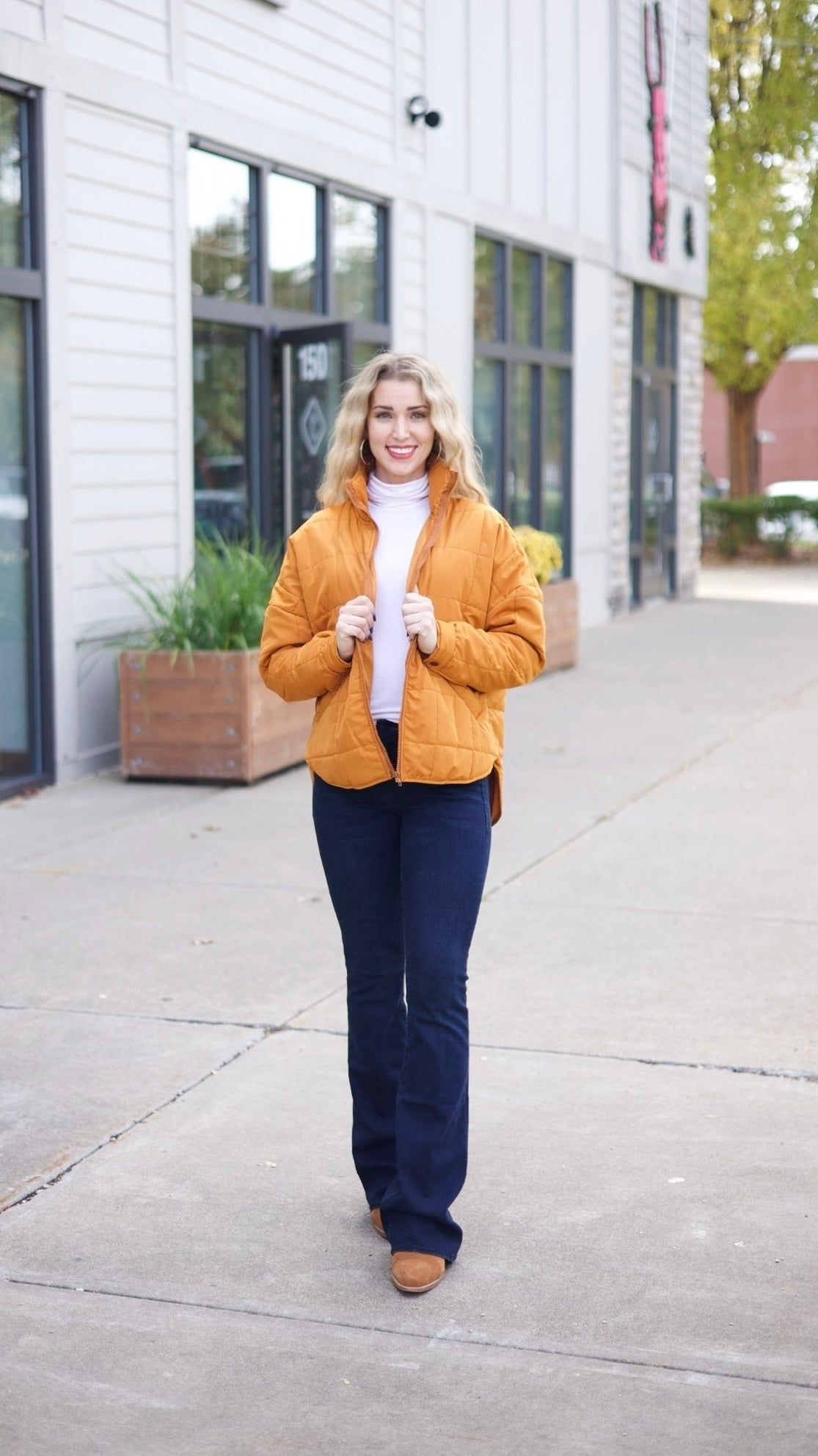 Jeanne Puffer Jacket - Butterscotch