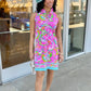 Tabi Pink Multi Swirl Dress