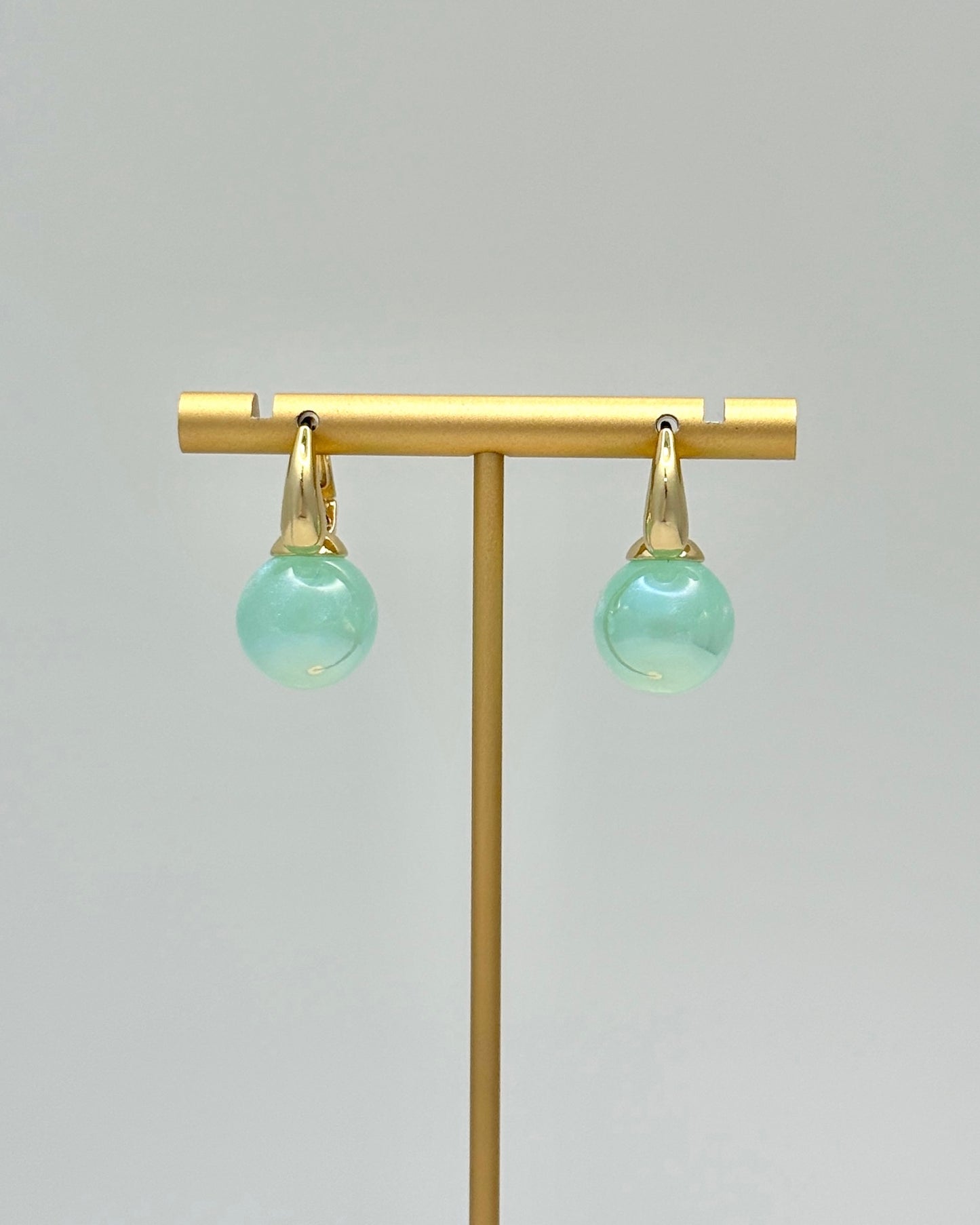 Turquoise Pearl Drop Earrings