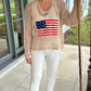 God Bless The USA Hoodie - Beige