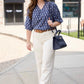 Bree Blue Floral Top